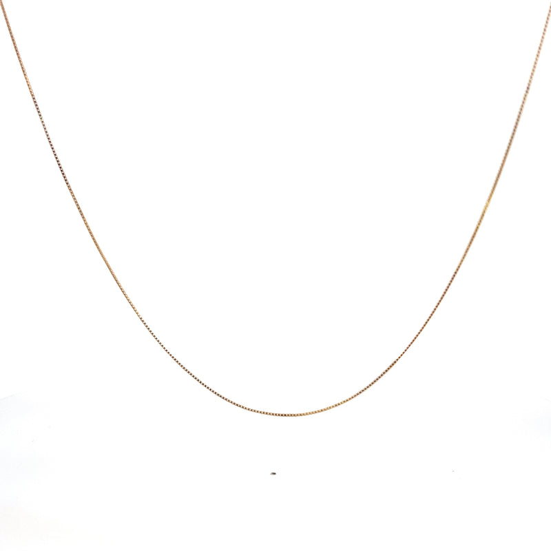 14K YG Box Chain 16"