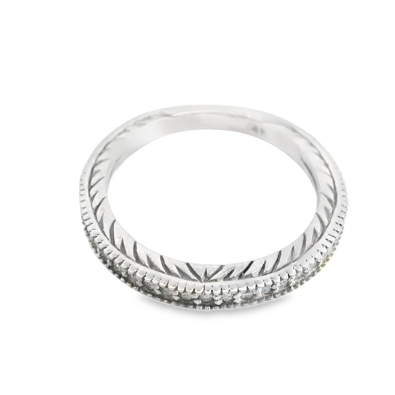 14K WG DIAMOND BAND