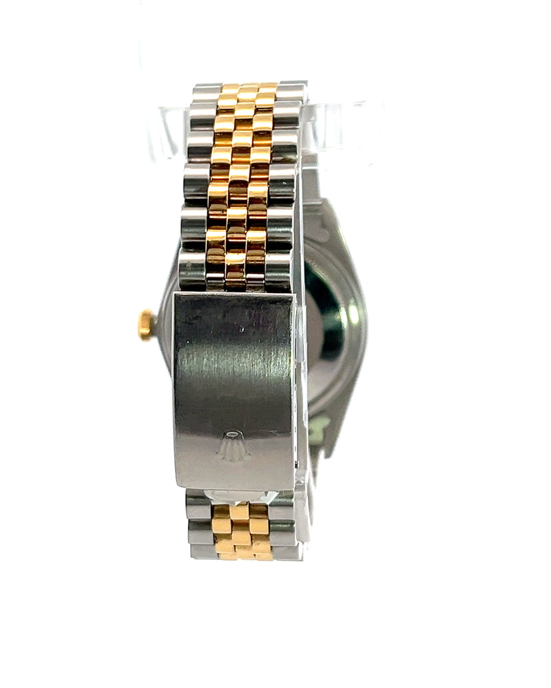 Rolex Oyster Perpetual Two Tone Datejust Watch