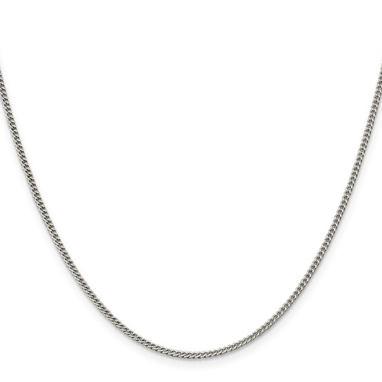 Sterling Silver 22" Curb Link Chain