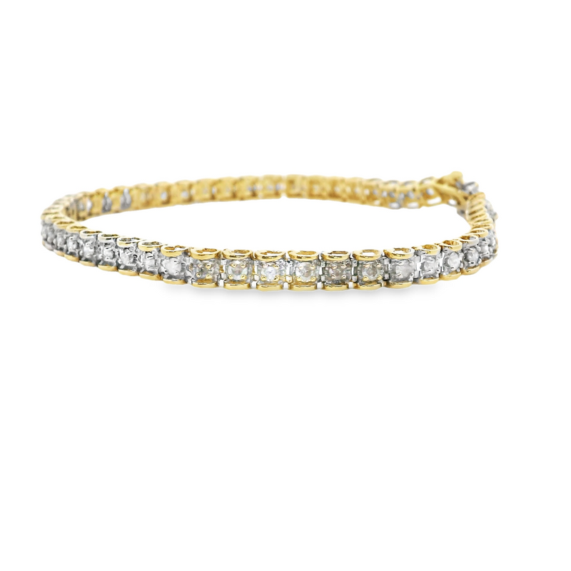 10K YG Diamond Tennis Bracelet 2.0 CT TW