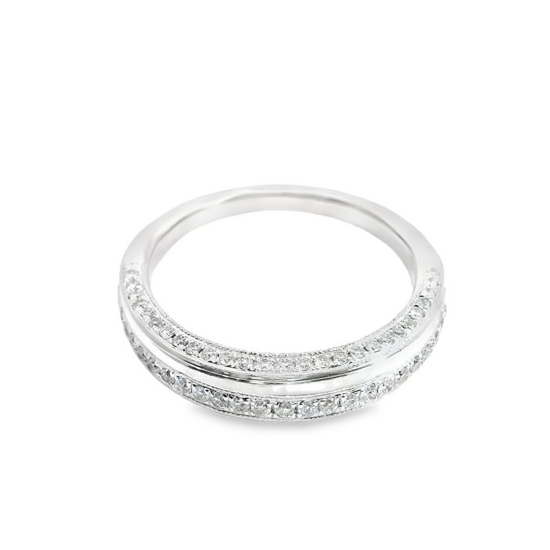 14K WG DIAMOND BAND
