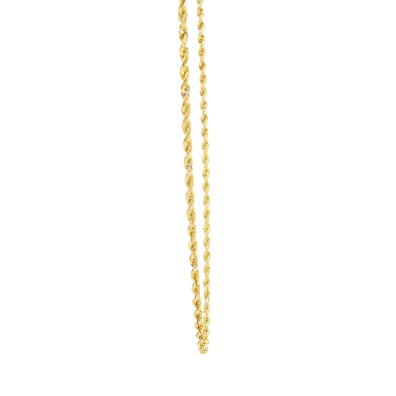 14K YG Rope Chain 24"