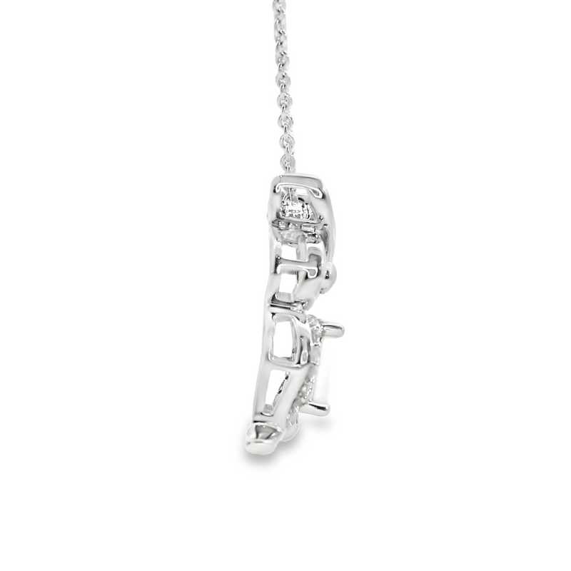 Sterling Silver Gemstone Owl Pendant