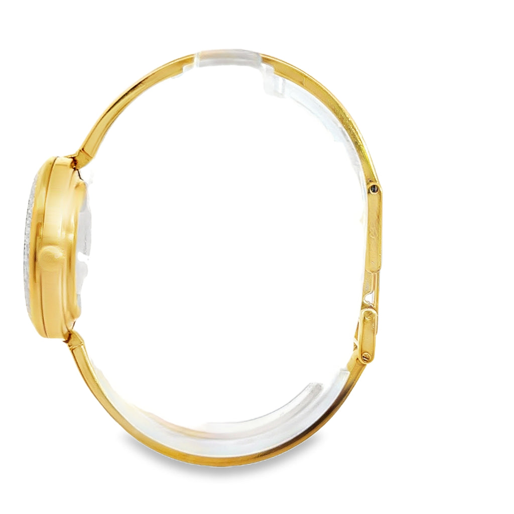 Ladies Gucci Thin Watch with Interchangable Bezels