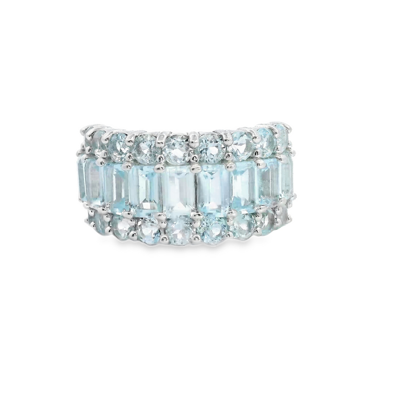 Sterling Silver Blue Topaz Ring