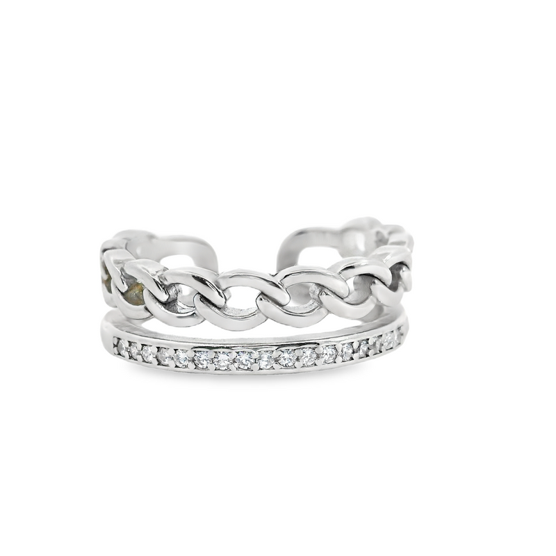Sterling Silver CZ Ring
