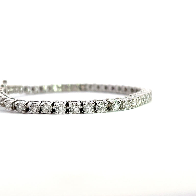 14K WG 7.0 CT TW Diamond Tennis Bracelet