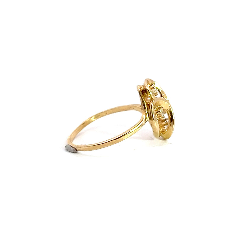 14K YG Freeform Ring