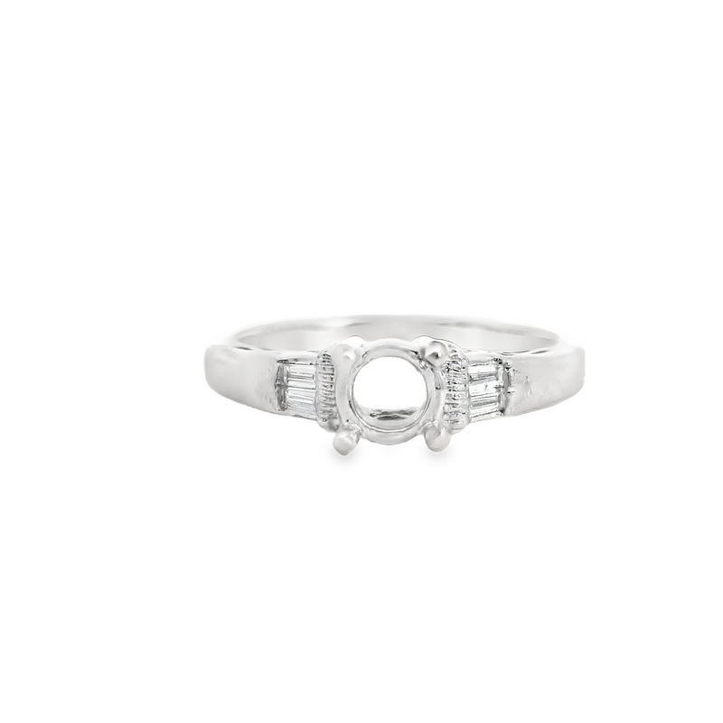14K WG DIAMOND ENGAGEMENT RING