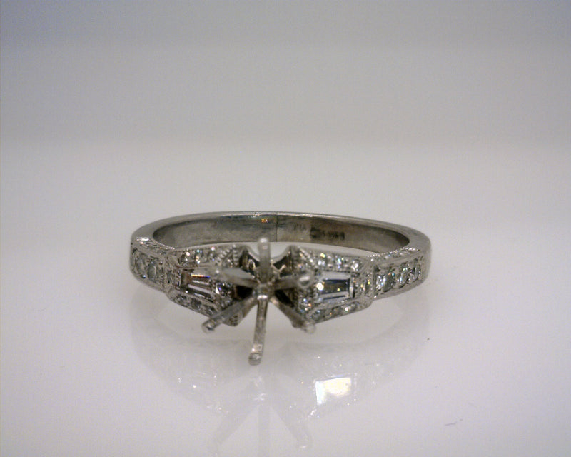 14K WG ENGAGEMENT RING