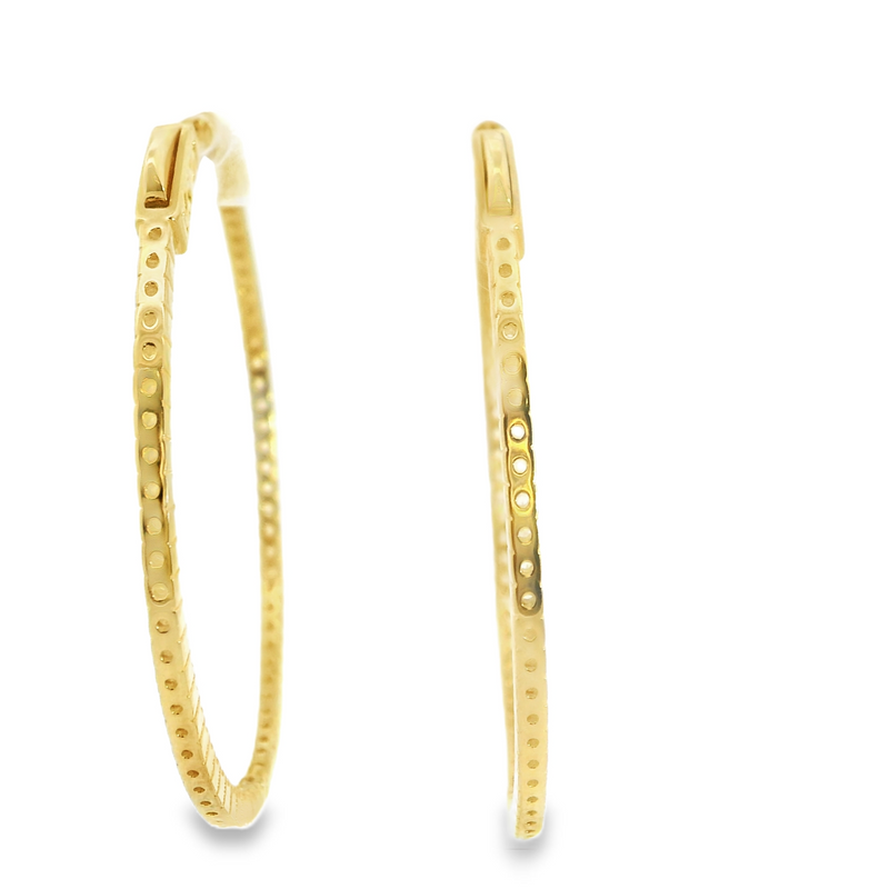 Gold Plated CZ Earrings