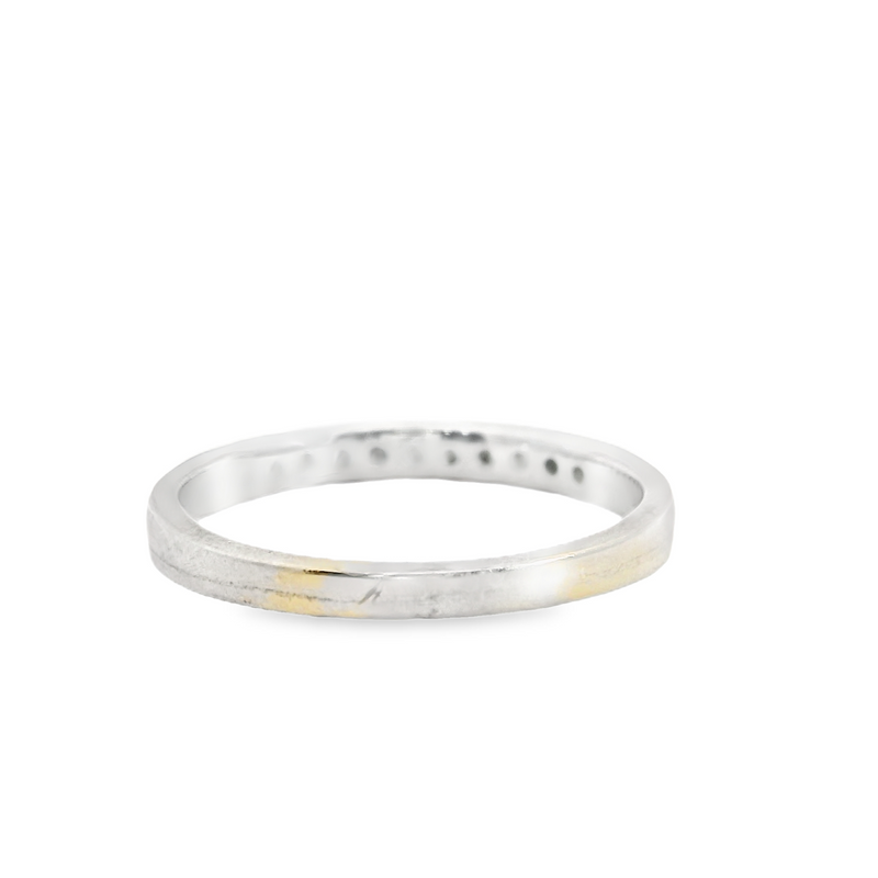 14K WG Channel Set Diamond Band