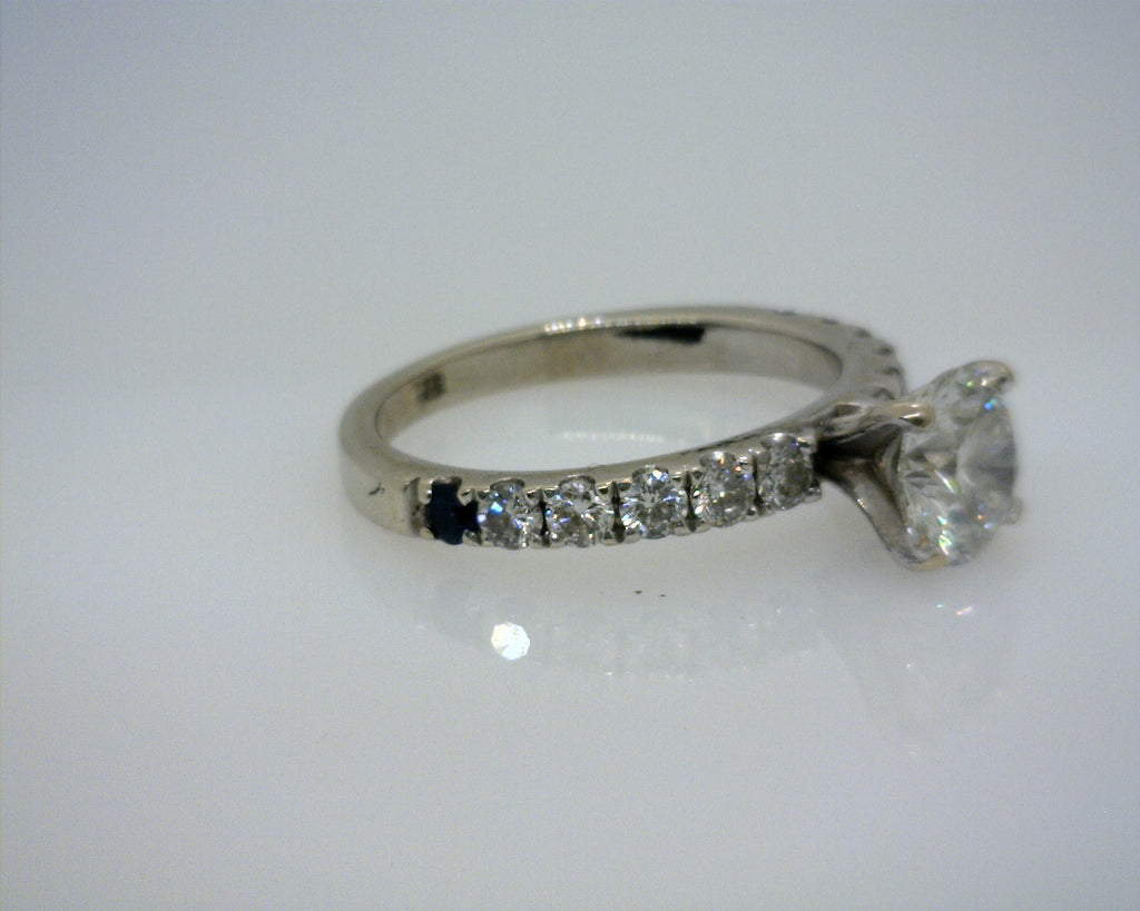 14K WHITE GOLD DIAMOND MOUNTING