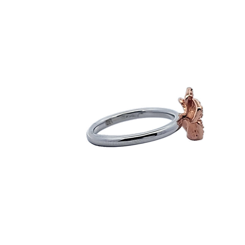 Sterling Silver & Rose Gold Pl
