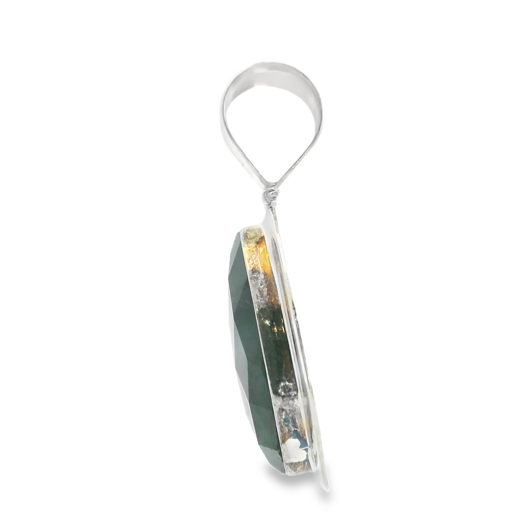 Sterling Silver Labradorite Pendant