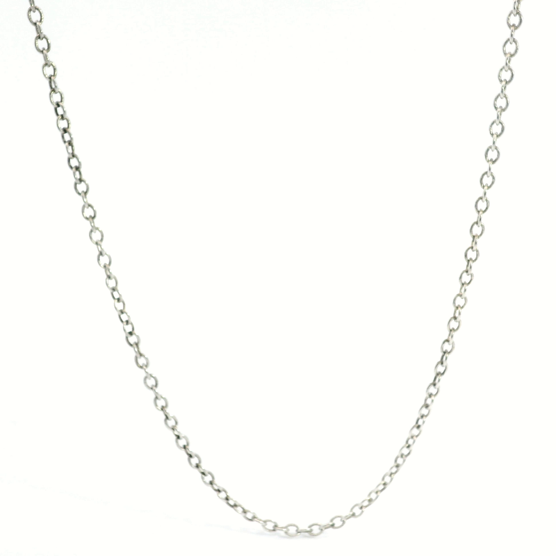 Sterling Silver Cable Chain 24"