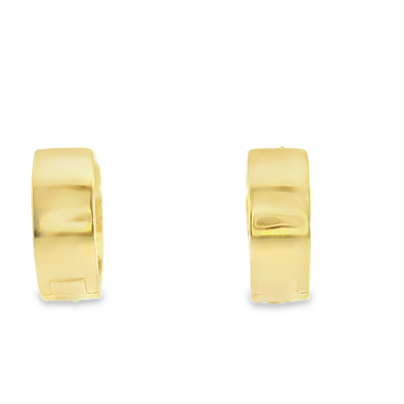 Gold Plated CZ Hoops