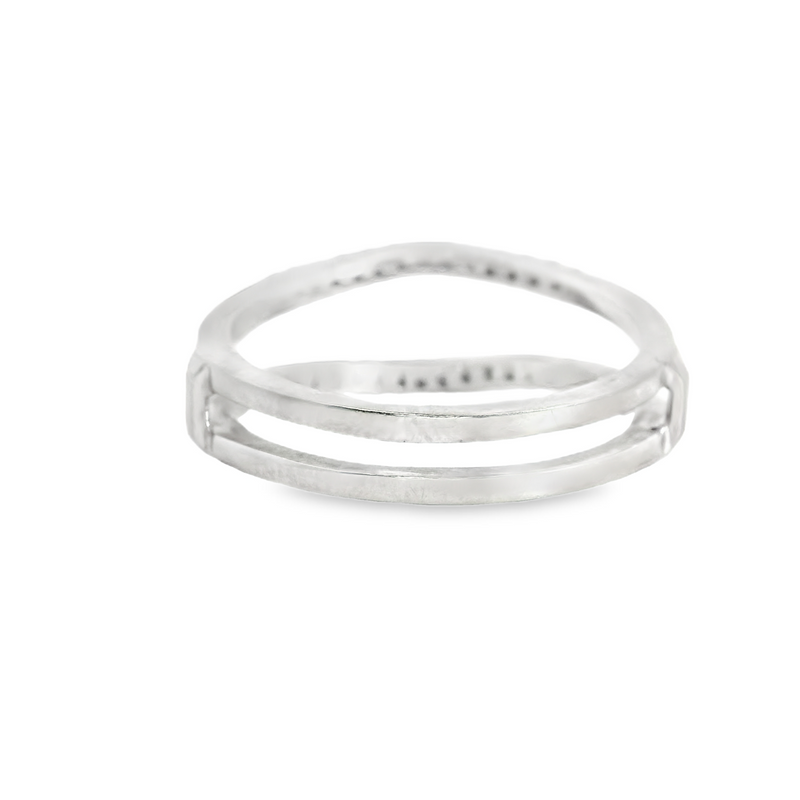 14K WG DIAMOND GUARD