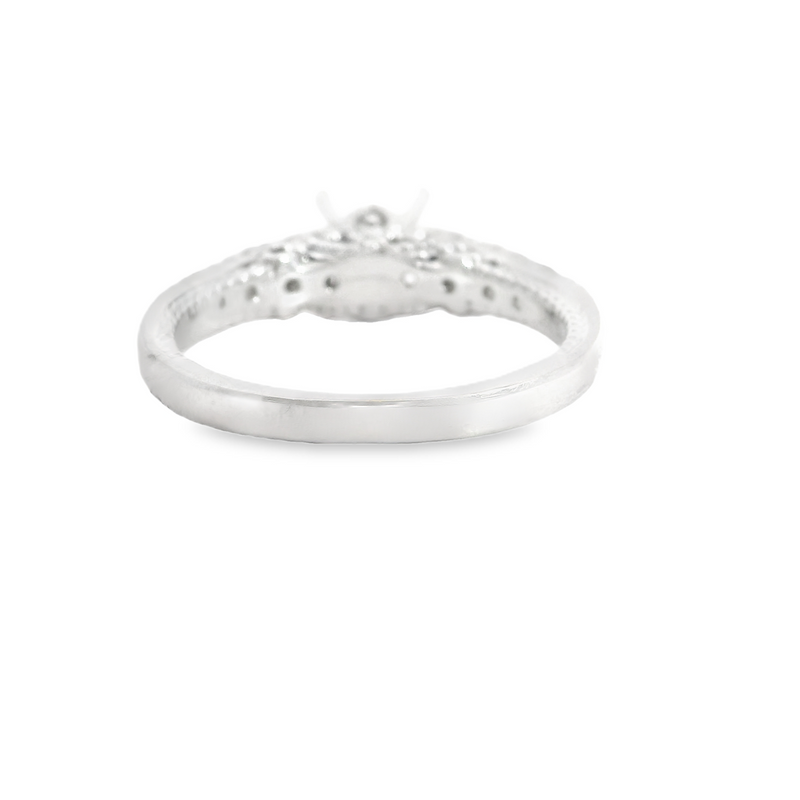 18K WG DIAMOND ENGAGEMENT  RING