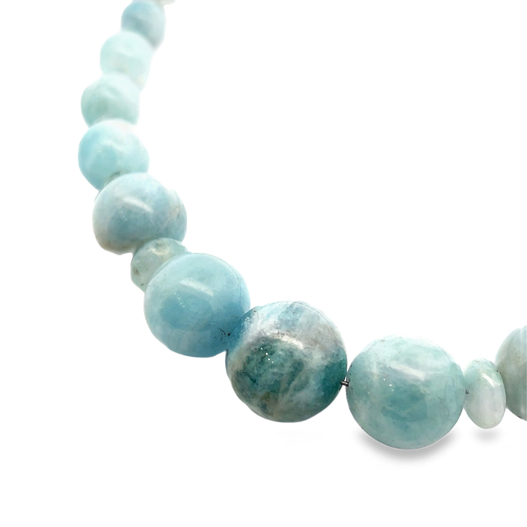 Jay King Graduated Aquamarine Gemstone Necklace
