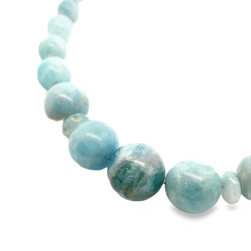 Jay King Graduated Aquamarine Gemstone Necklace