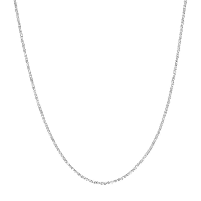 14K WG Wheat Chain 20"