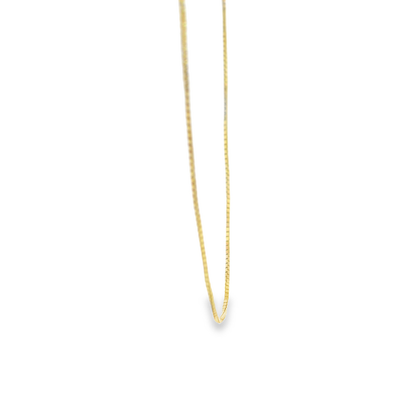 14K YG Box Chain