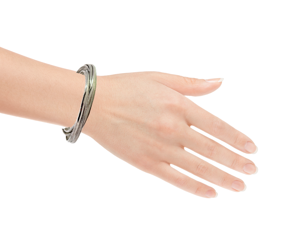 Sterling Silver 6 Bangle Set