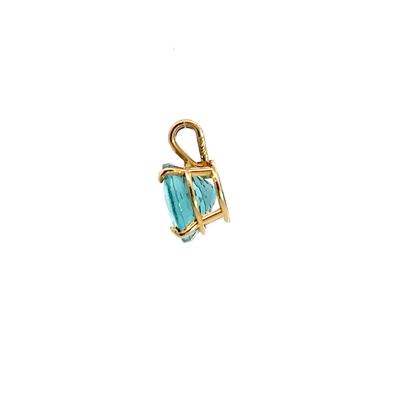 14K YG Apatite Pendant 2.5 CT