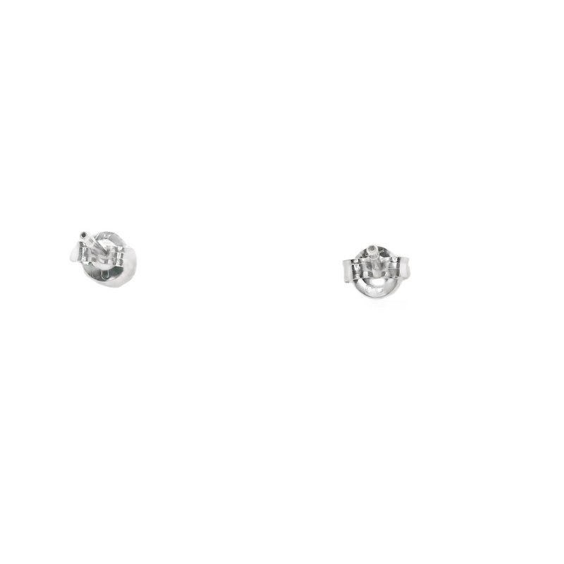 14K WG AKOYA PEARL STUD EARRINGS 7.5-8.0 MM
