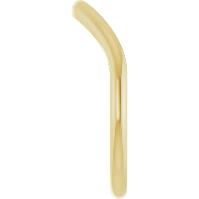 14K Yellow 1.9 mm Contour Band