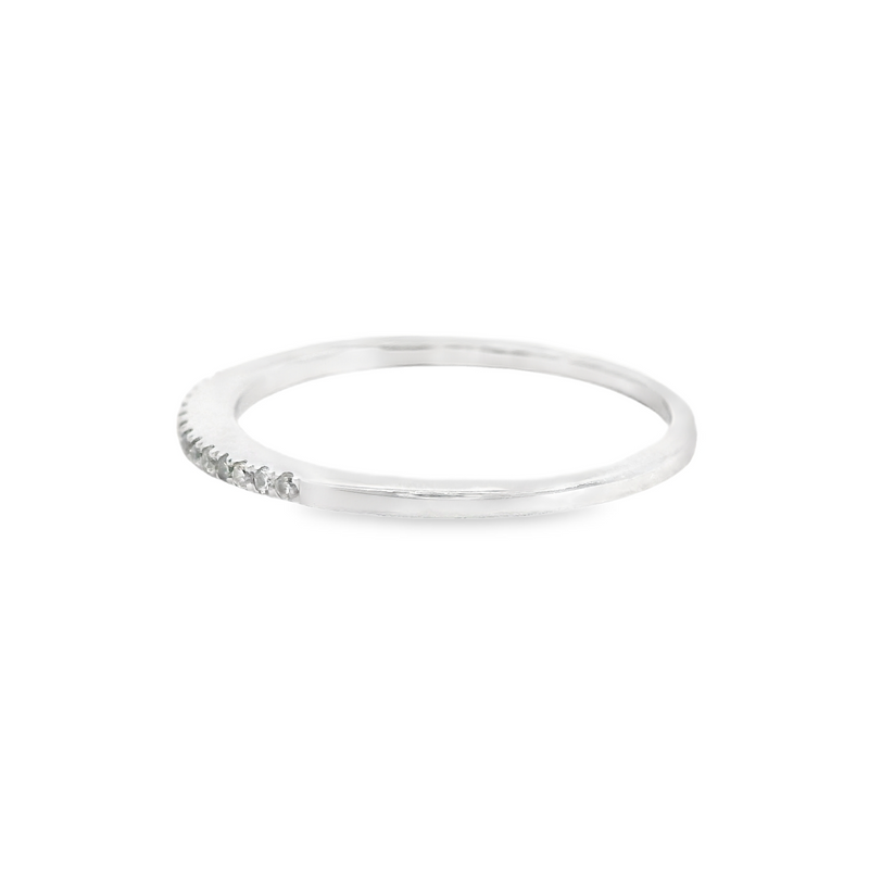14K WG DIAMOND BAND