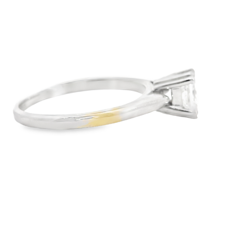 14K WG SOLITAIRE RING
