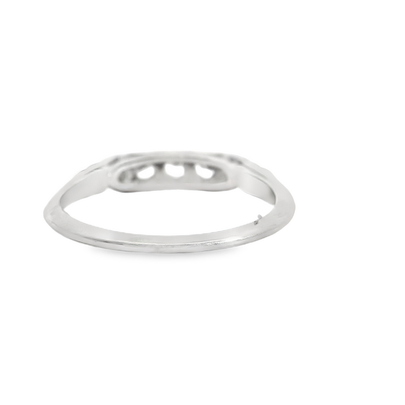 18K WG Diamond Wedding Band