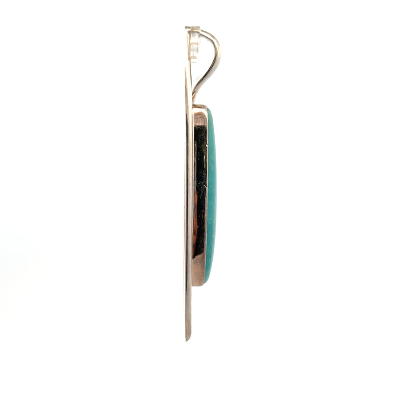 Sterling Silver Chalcedony Pendant