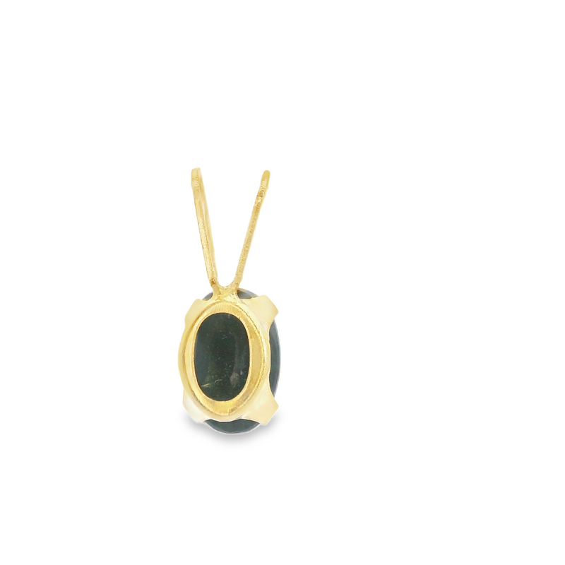 14K YG Sapphire Stud Earrings