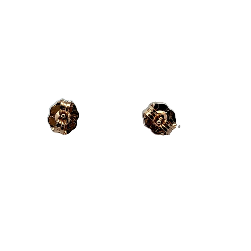14K YG Pearl Stud Earrings
