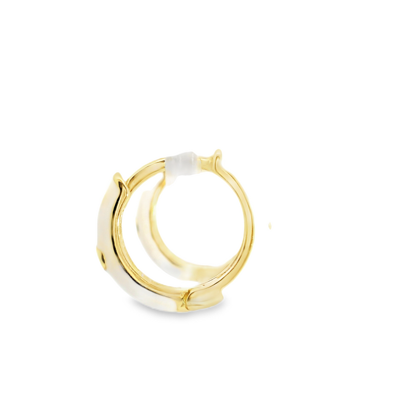 Gold Plated Huggie Earrings