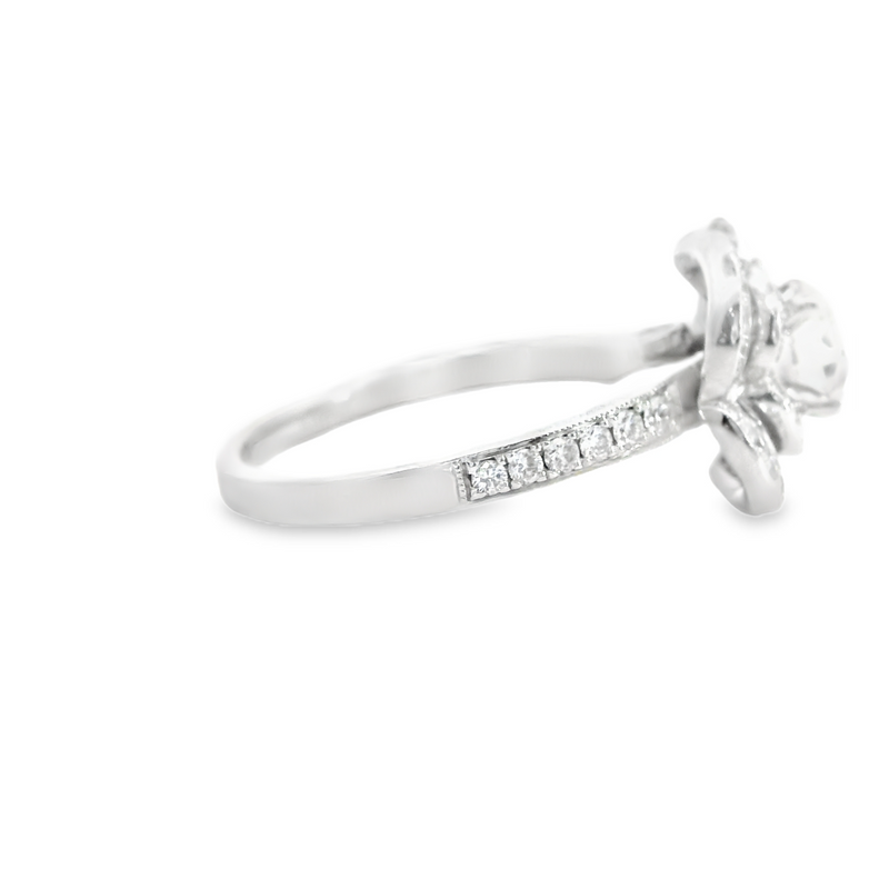 14K WG DIAMOND RING
