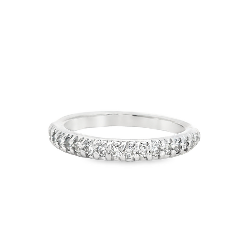 14K WG DIAMOND WEDDING RING