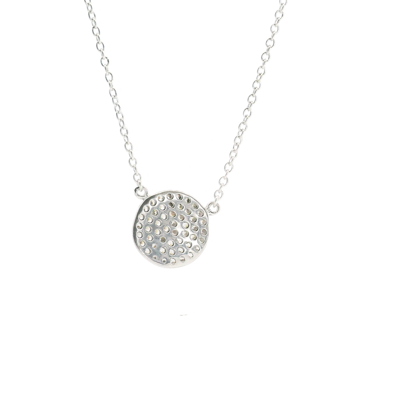 Sterling Silver CZ Necklace