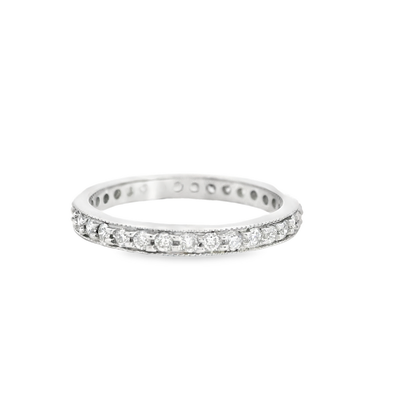 14K WG ETERNITY DIAMOND BAND