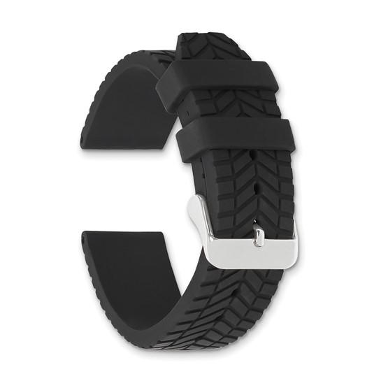 Black Tread Silicone Rubber Wa