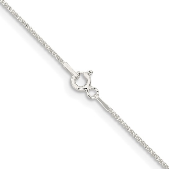 Sterling Silver 1mm Round Spiga Chain 20"