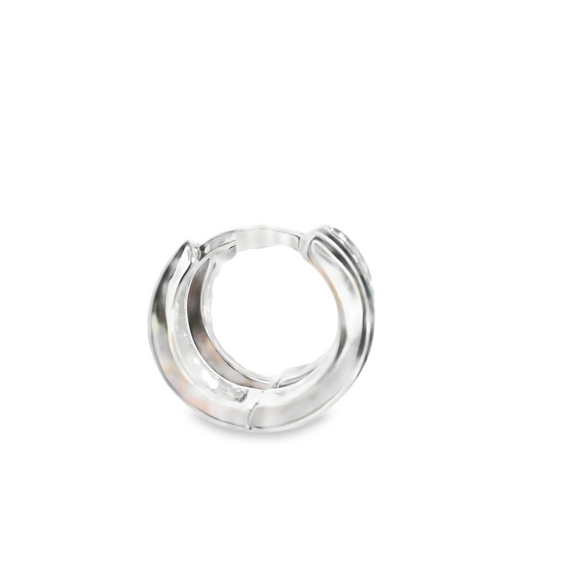 Onyx Hoop  Earrings