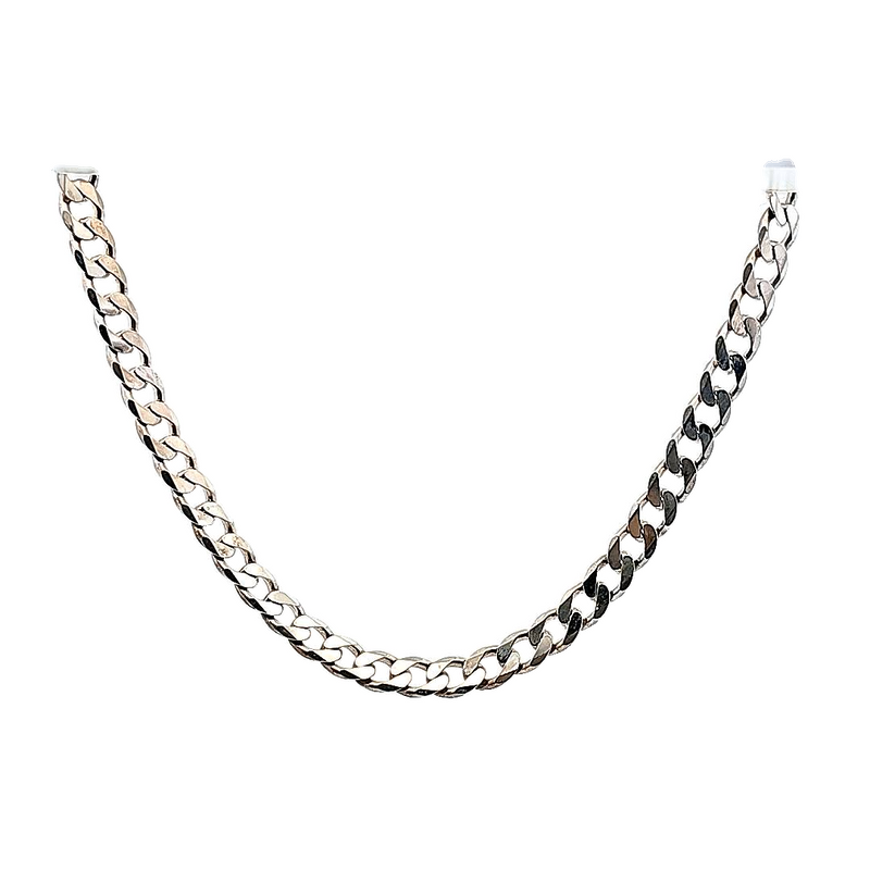Sterling Silver Curb Link Chai