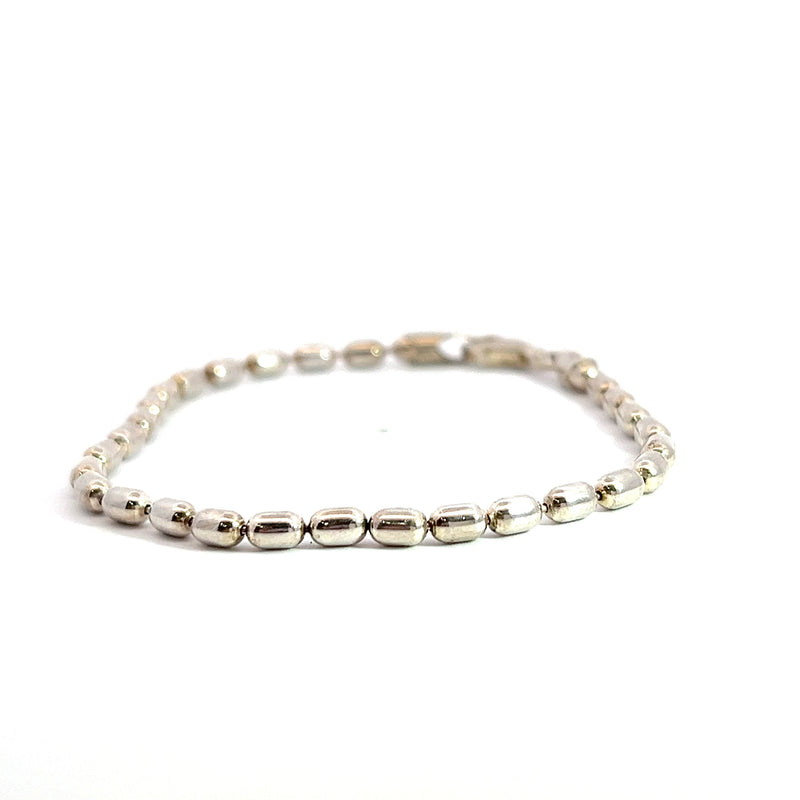 Sterling Silver Beaded Bracelet 7