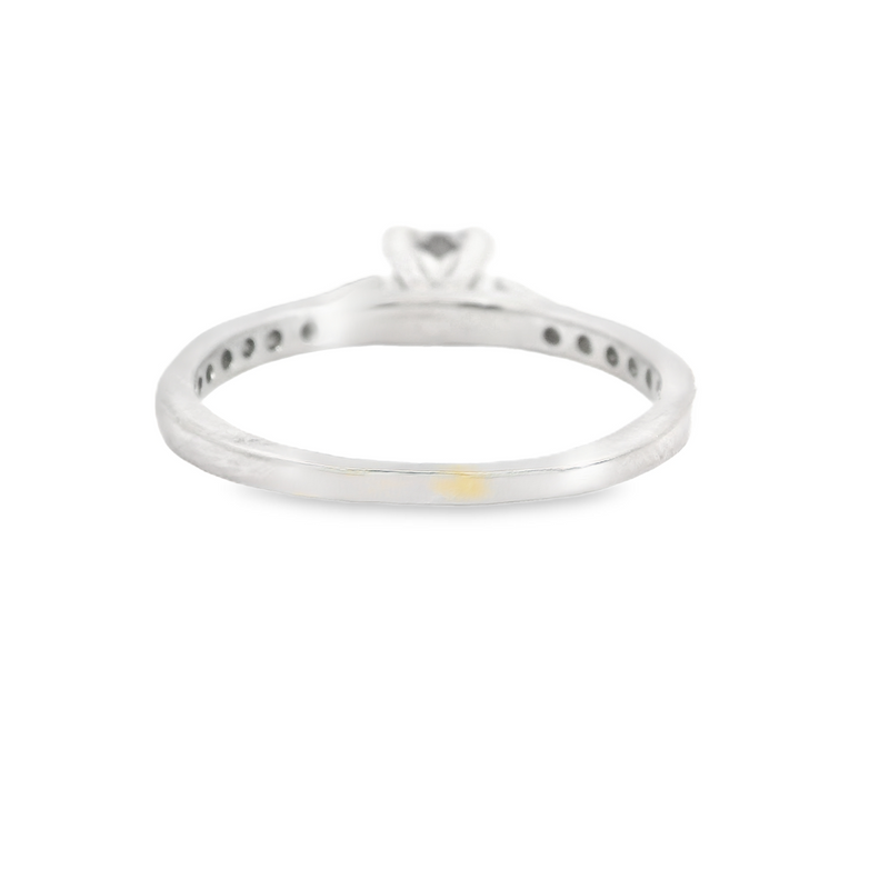 14K WG Diamond Engagement Ring