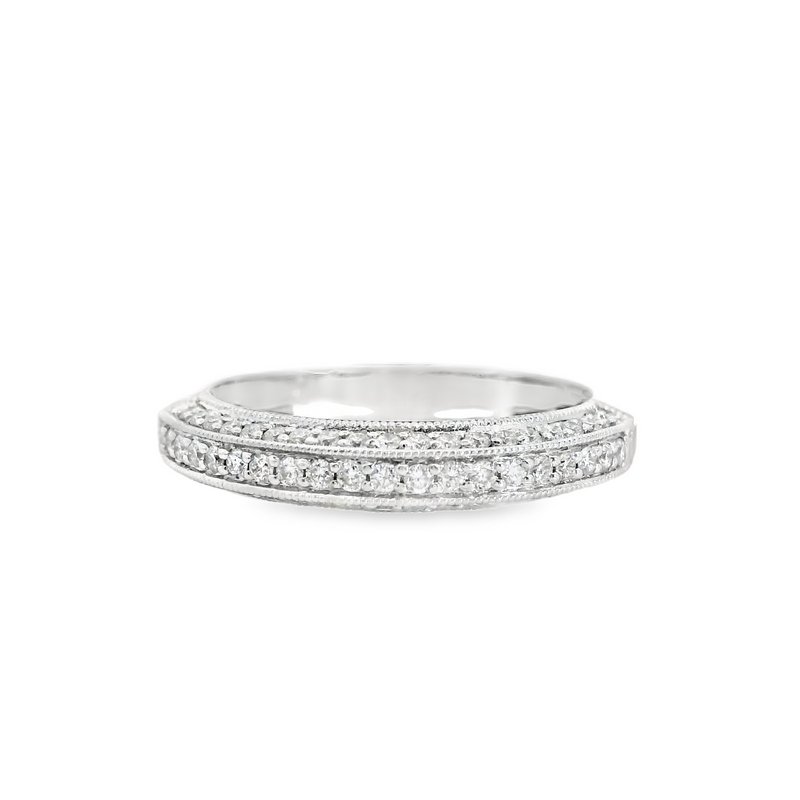14K WG DIAMOND BAND